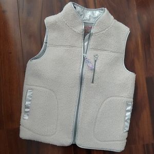 Cat & Jack shearling vest, size 7/8